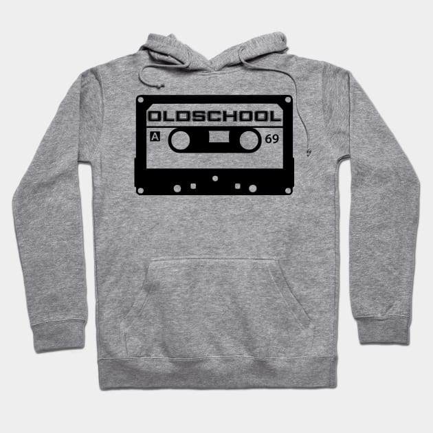 OLDSCHOOL CASSETTE TAPE BIRTHDAY GIFT SHIRT BLACK 69 Hoodie by KAOZ